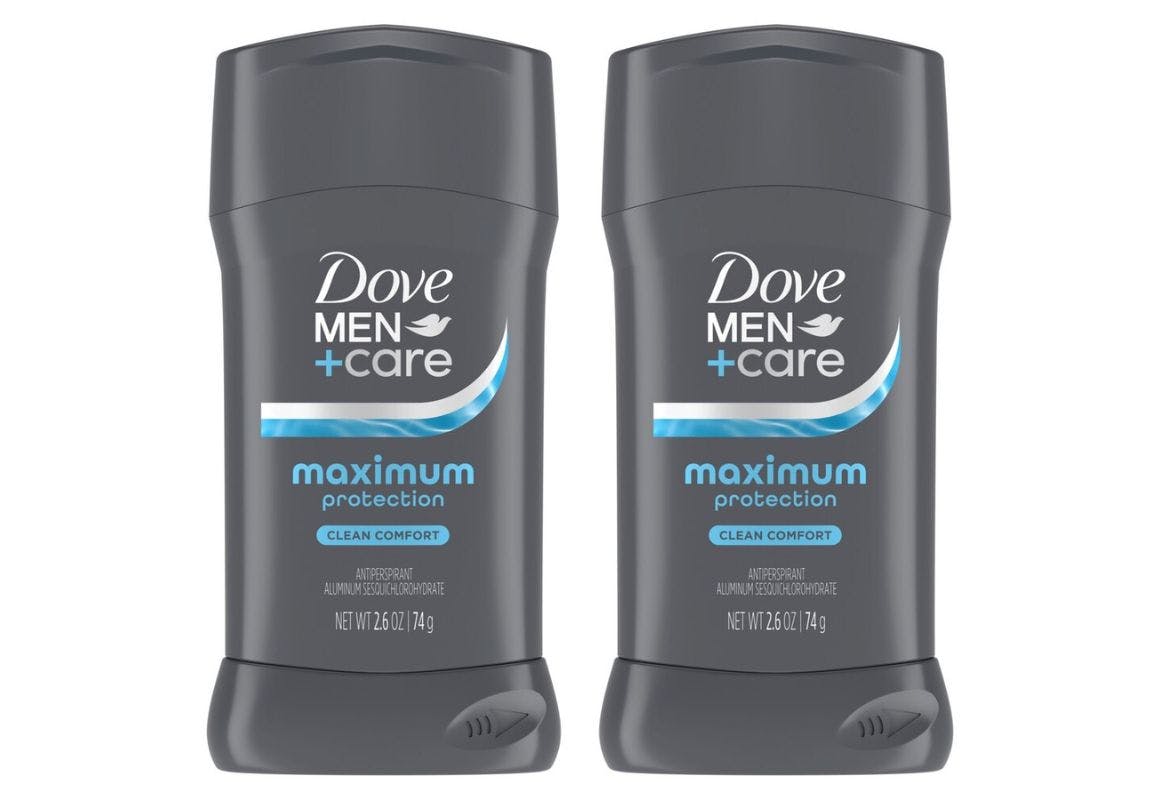 2 Dove Men+Care Antiperspirant Sticks