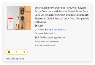 Smart Lock Front Door Set