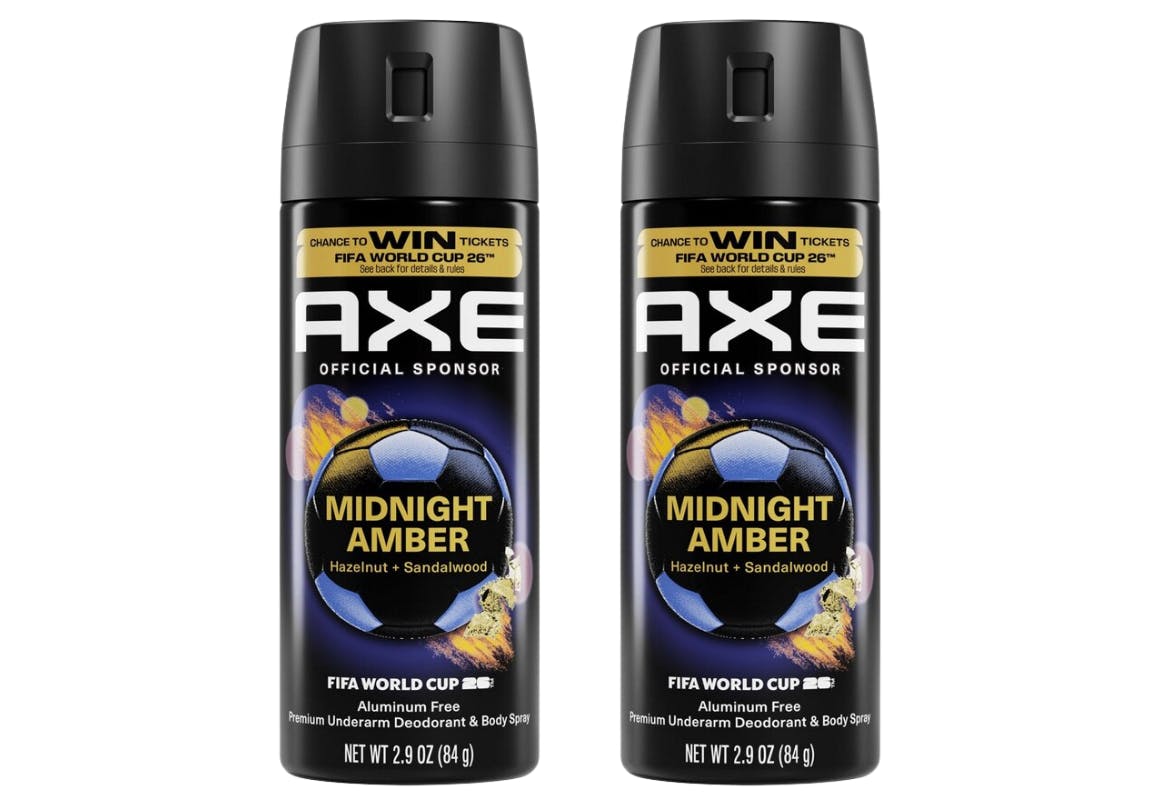 2 Axe Body Spray Deodorants