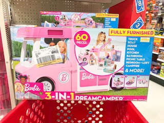 Barbie 3-in-1 Dream Camper on clearance for 50% off on a Target cart