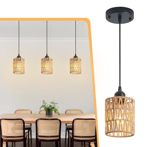 Rattan Pendant Light 3-Pack