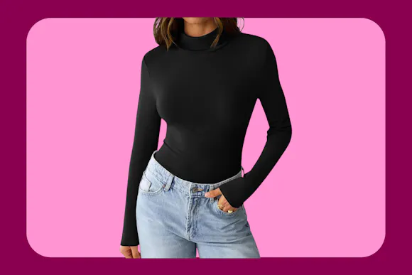 Women's Mock Turtleneck Shirt: Prices Start at $4.99 With Amazon Promo Code