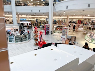 beauty area at Macy's