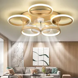 Low Profile Ceiling Fan with Light