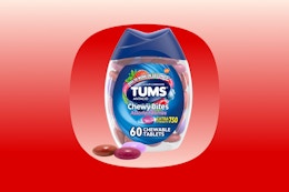 Tums Chewy Bites 60-Count Antacid Tablets, as Low as $7.29 on Amazon card image