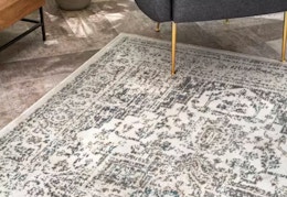 vintage inspired area rug