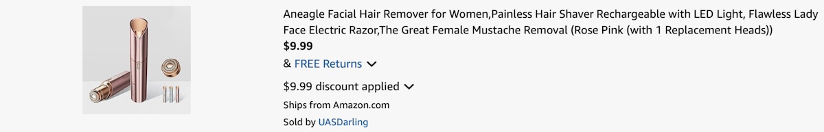 Amazon Facial Hair Remover 2025 3 B0C5T2Q5GD