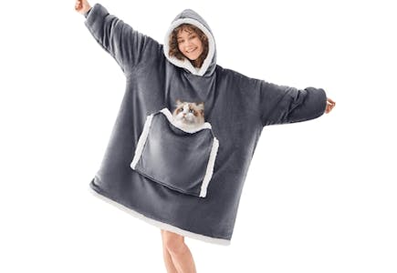 Petite Wearable Blanket Hoodie