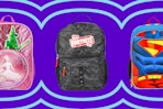 Wicked, Fortnite, and Superman backpacks