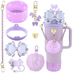 Bling Bow Tumbler Accessories