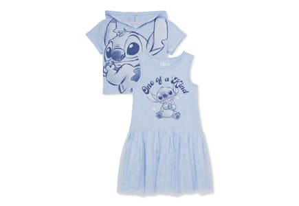 Disney Stitch Hooded Cosplay Dress