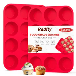 Silicone Muffin Pans 2-Pack