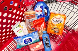 items with lowered prices in a target basket