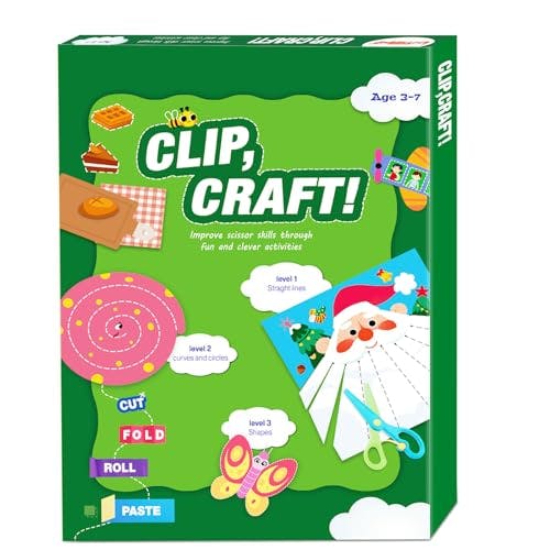 Toddler Scissor Skills Activity Book