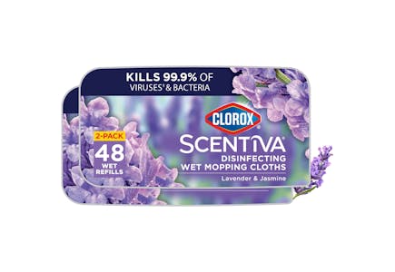 Clorox Scentiva Wet Mop Pads 2-Pack