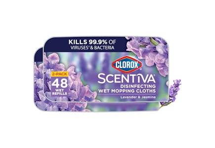 Clorox Scentiva Wet Mop Pads 2-Pack