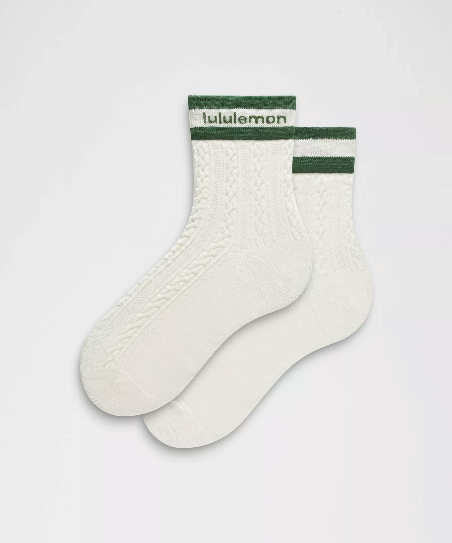 lululemon Cable-Knit Quarter Socks