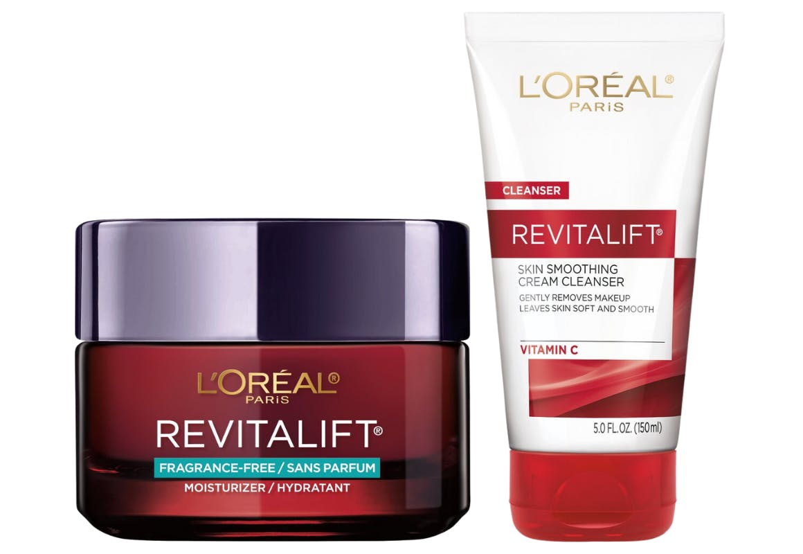 2 L'Oréal Paris Skincare Products