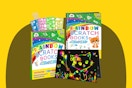 2 Pack Rainbow Scratch Set with scratchers, stencils, and books