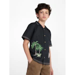 Kids' Embroidered Button Shirt