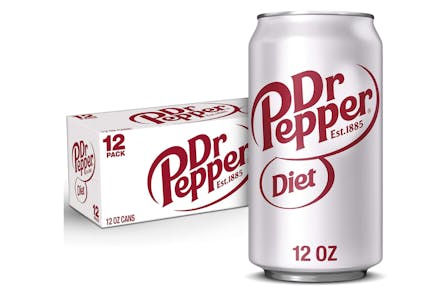 Diet Dr Pepper Soda 12-Pack