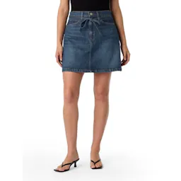 Women's Vintage Belted Skirt