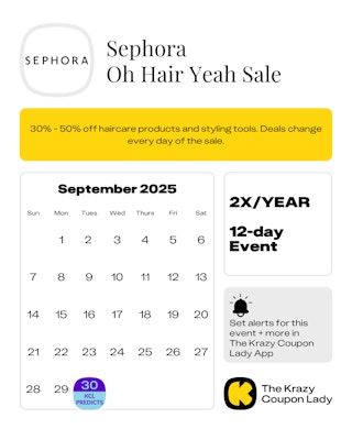 Sephora Oh Hair Yeah 2025 Dates