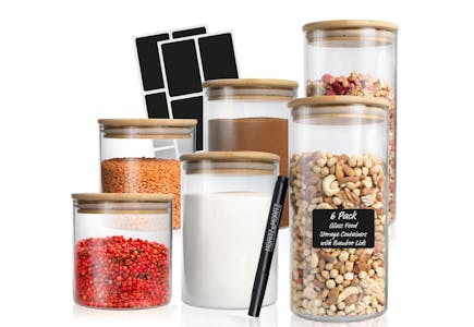 Moritz & Moritz Glass Storage Jar Set