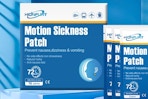 motion sickness patches on a table