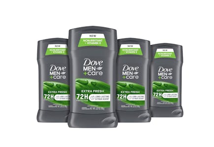 Dove Men+Care Deodorant 4-Pack