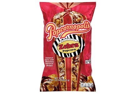 Popcornopolis Zebra Popcorn