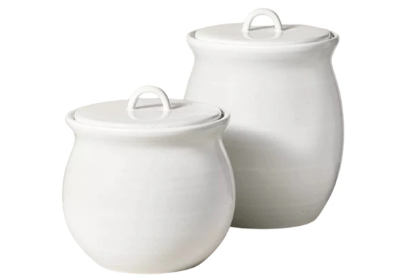 Magnolia Stoneware Canister