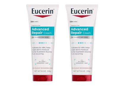 2 Eucerin Advanced Repair Creams