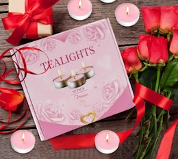 Tea Light Candle 50-Packs, Starting at $5.46 on Amazon card image