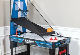 Eastpoint game station with air hockey, basketball, darts