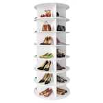 Rotating Shoe Rack Tower