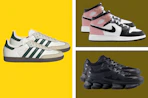 shoes in a collage