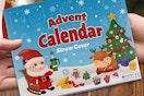 an advent calendar with straw covers