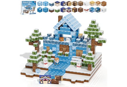 Winter Castle Magnetic Blocks