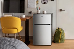 Walmart Galanz mini fridge with freezer