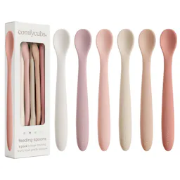 Silicone Baby Spoons 6-Pack