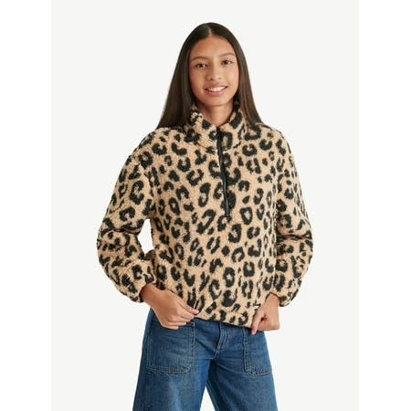 Kids' Mock Neck Sherpa