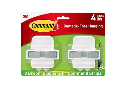 Command Broom and Mop Grippers