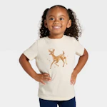 Toddler Kids' Reindeer Graphic Tee