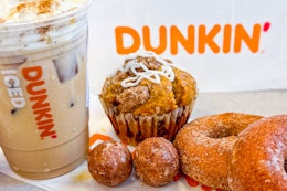 Current Dunkin’ Deals: $1 Pumpkin Muffins Until Sept. 16 card image