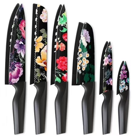 Astercook Flower Kitchen Knife Set