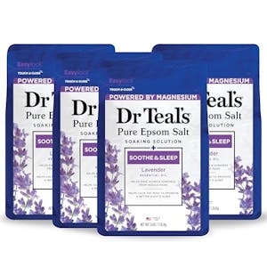 Dr Teal's Pure Epsom Salt Soak 4-Pack
