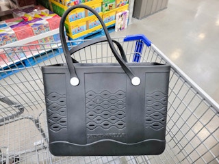 black beach tote