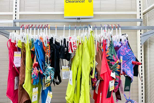 Women's Swimsuit Clearance, Up to 70% Off — As Low as $4.27 at Target card image