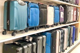 Hardside Carry-On Spinner Suitcase, Only $34.19 at Target (Reg. $60) card image